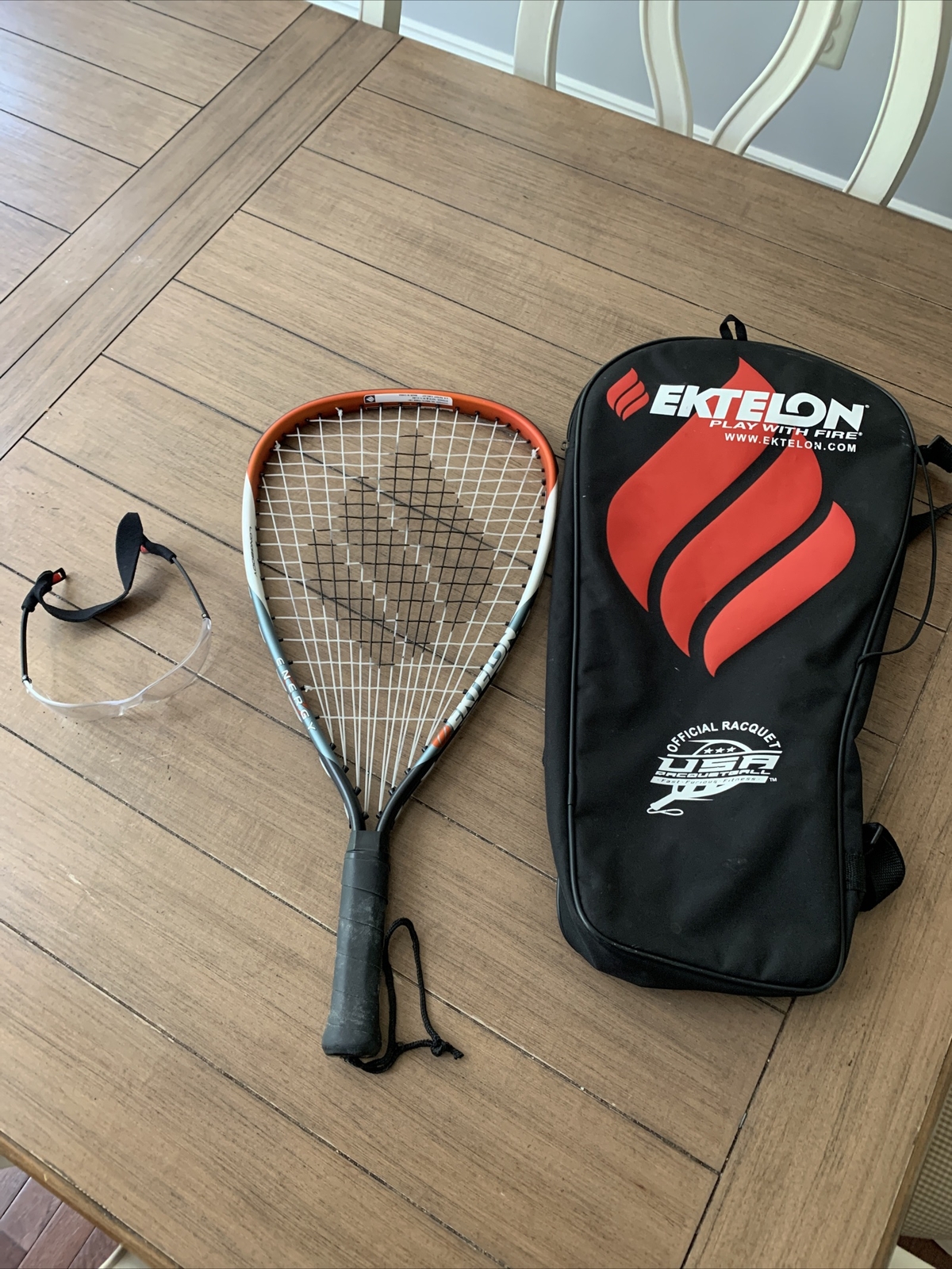 Ektelon Energy Racquetball Racquet With Glasses And Case eBay