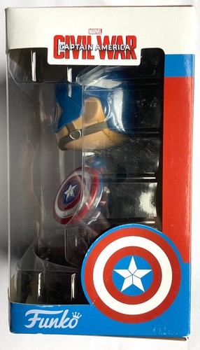 FUNKO WOBBLERS CAPTAIN AMERICA BOBBLE-HEAD - Picture 3 of 7