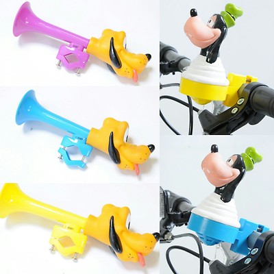 Disney Goofy / Pluto Fahrrad Schubhorn / Quietschender Lenker Spielzeug Spaß Kinder Zubehör