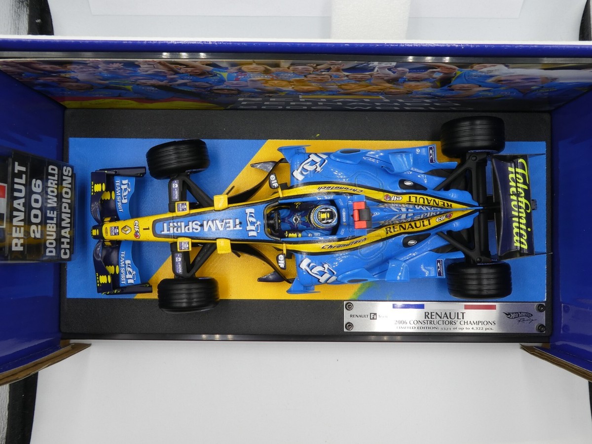 ミニカー Hot WHeels RENAULT F1 2006 1/18 Diecast model cars Renault F1 1/18 Hot Wheels konstrukteurs