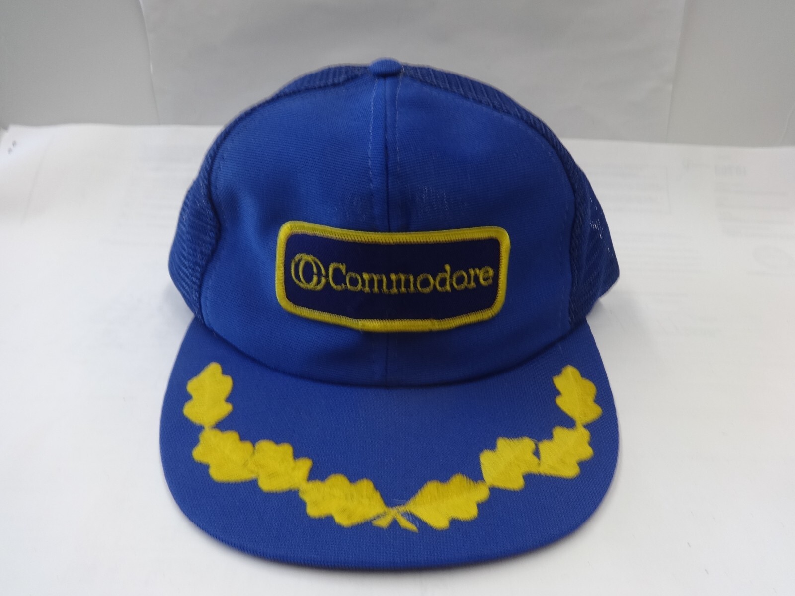Vintage 80's Commodore Computer Snapback Trucker … - image 1