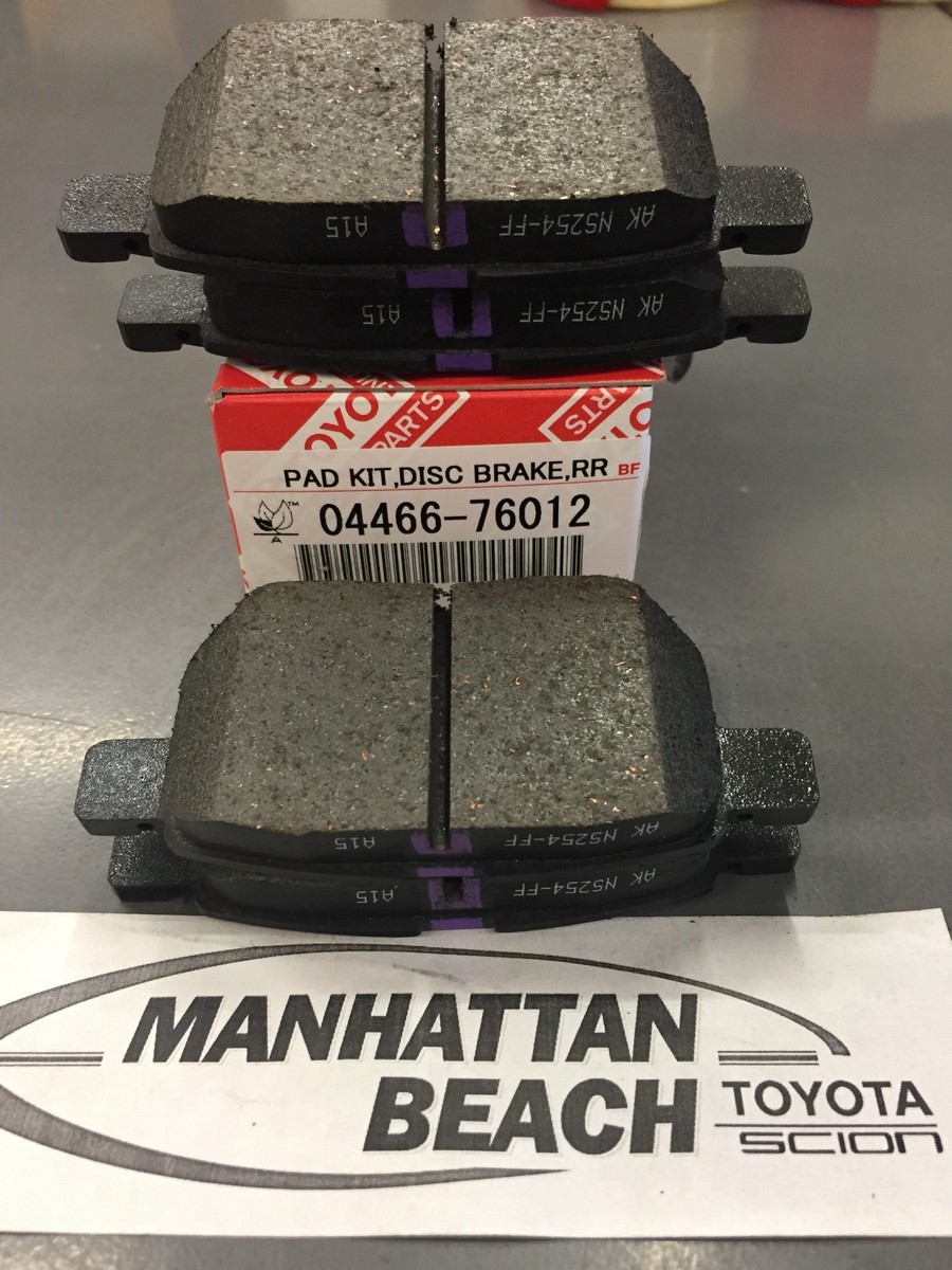 2011 - 2016 SCION TC Rear Brake Pads NEW genuine Toyota OEM 04466