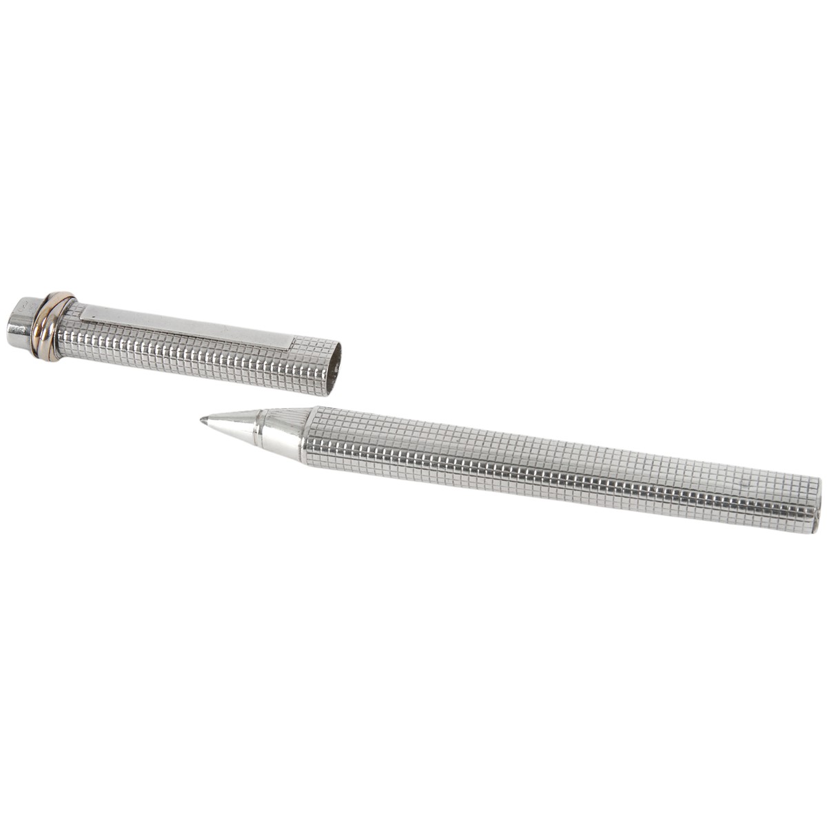 【極美品】Cartier must de Cartier ボールペン シルバー Pen 