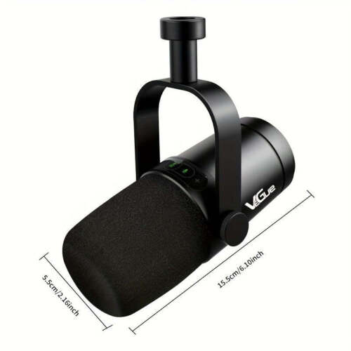 Vocal Dynamic Microphone For Podcasting, Gaming, Recording & Live Streaming, All - Picture 2 of 8