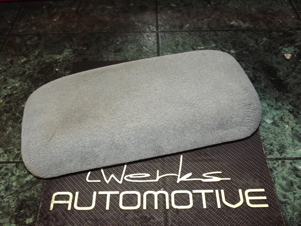 96-00 OEM Honda Civic EK EK4 center console armrest arm rest lid gray cloth V2 - Image 2 of 4