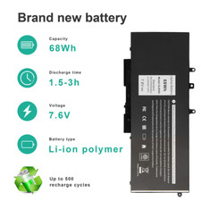 Battery For Dell Precision 3520 3530 Latitude 5480 5580 5590 5495 GJKNX GD1JP CC