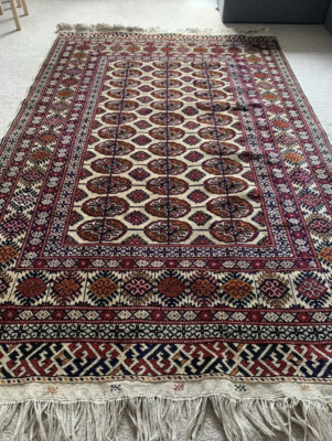 Turkmenischer handgefertigter Bodenteppich Yomut Home Decor