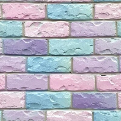 20x Pastell Ziegel abziehen und kleben Fliesen Vinyl Aufkleber Treppe Bad Küche