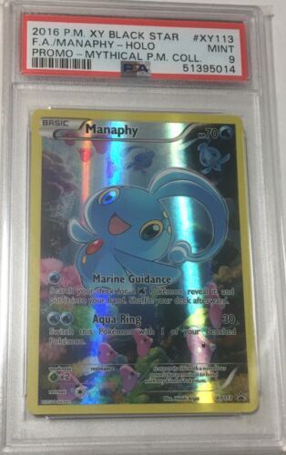 Mavin  Manaphy XY113 & Meloetta XY120 - Full Art Black Star Promo