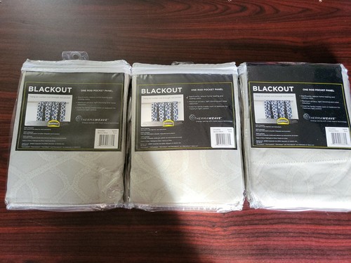 ECLIPSE Room Darkening Curtains for Bedroom - Isanti 37" x 63" Thermal Insulated - Picture 5 of 12