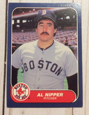 Al Nipper  1986 Fleer Boston Red Sox