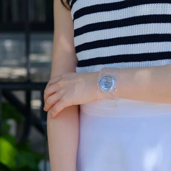 ISSEY MIYAKE WATCH yoshioka tokujin O Clear SILAW001 O Series Clear x Silver