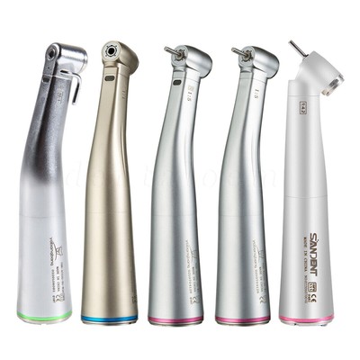 Dental 1:1/1:4.2/1:5/20:1 Fiber Optic LED Contra Angle Handpiece Fit Motor