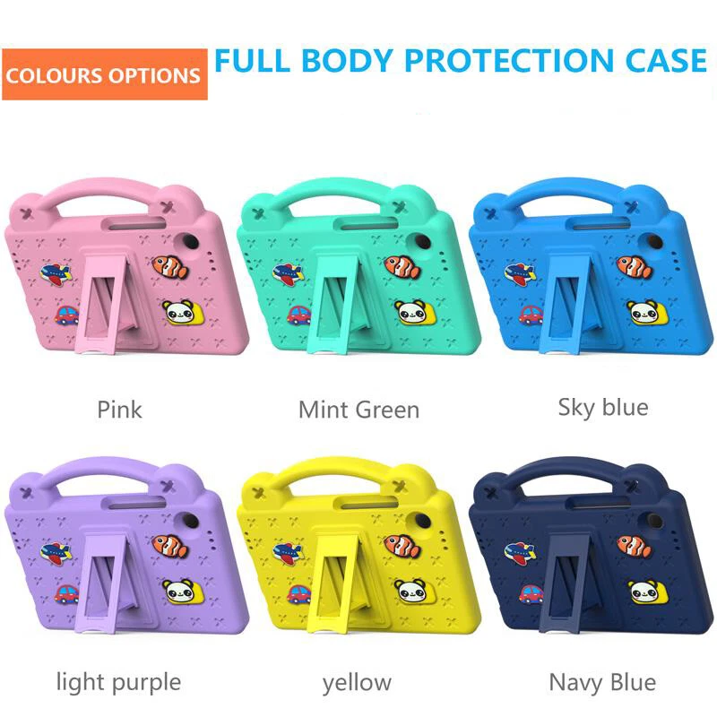 Kids Case For Samsung Galaxy Tab A 8.0 A9 A9+ A8 A7 Lite Shockproof Tablet Cover - Image 3 of 4