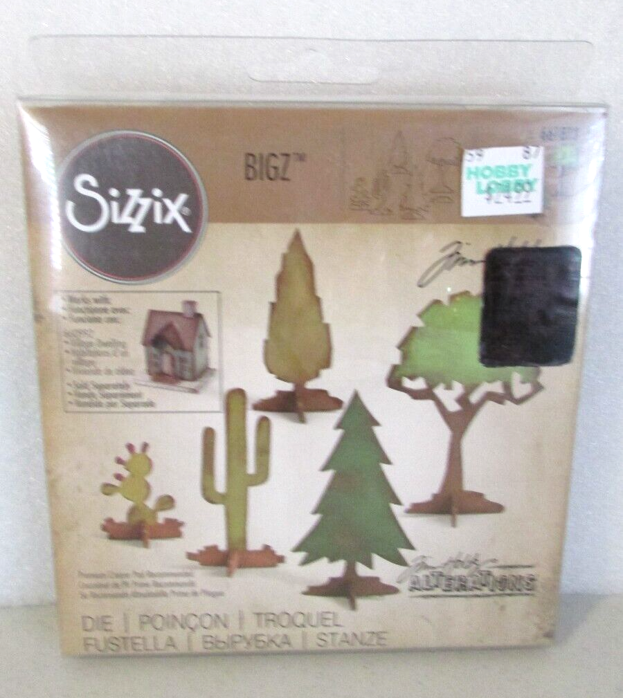 NEW! Tim Holtz Village Landscape BIGZ Die 661813 2016 Discontinued