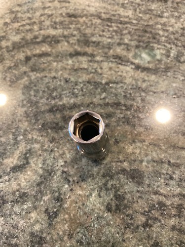 Snap-On fsms10 10mm 3/8" drive 6 point metric semi deep chrome socket - Picture 3 of 6