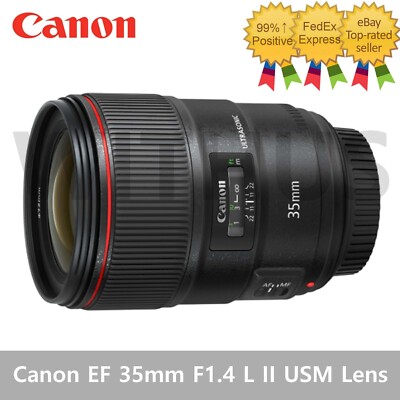 Canon EF 35mm L II USM Lens for Canon DSLR Camera