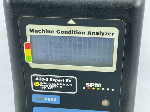 SPM A30-3 Expert EX Logger / Machine Condition Analyzer Advanced Monitor - Picture 9 of 15