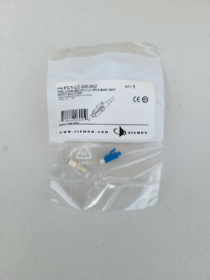 NEW Box of 20 Siemon FC1-LC-SM-B02 Connector Single Mode OS1/2 Simplex Buffered
