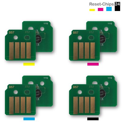 4x Toner Chip Y/M/C/K passt für Xerox VersaLink C7000 106R03757..60