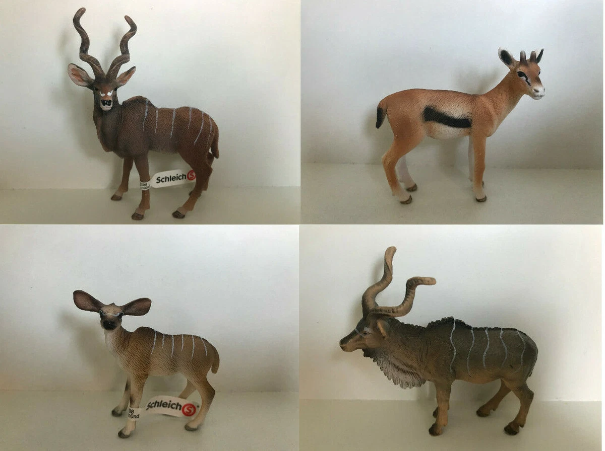 Schleich African Antelope Gazelle Kudu Antelope Wild Life to Choose From Also NE