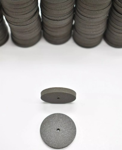Gummiräder grau hart Vierkant 7/8" x 1/8" 100/Packung - Bild 2 von 2