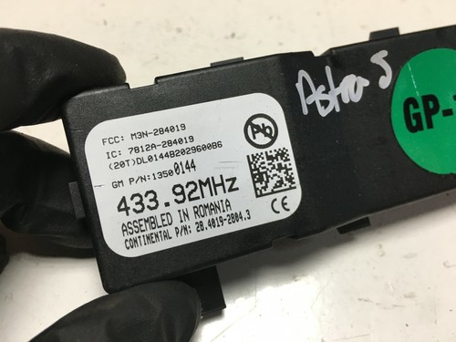 VAUXHALL ASTRA J MK6 CENTRAL LOCKING REMOTE CONTROL RECEIVER 13500144 09-14🌟 - Picture 2 of 2