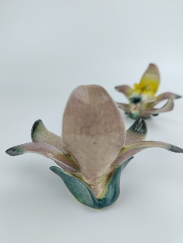 Vintage DARBYSHIRE WARE Orchid Salt & Pepper Shakers WEST AUSTRALIAN POTTERY - Picture 12 of 17