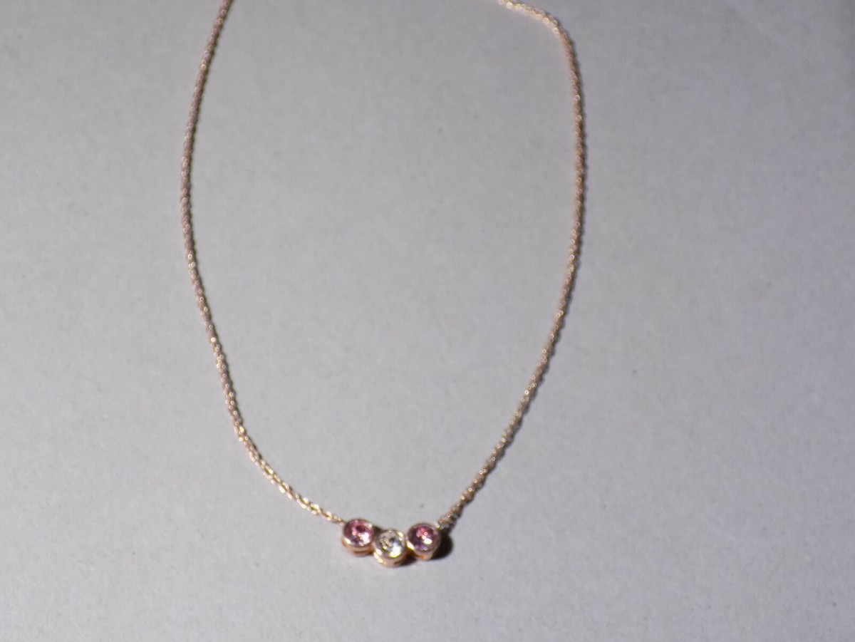 [STONE HENgE] 韓国☆14K Rose Gold☆U0077 Necklace StoneHenge 14K Necklace U0023 14K Rose Gold K-Jewelry | eBay
