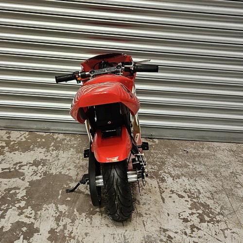 350W 24Volt 12Ah Elektro Mini Motorrad Rennrad rot Ariabikes.com, AriaBikes - Bild 7 von 8