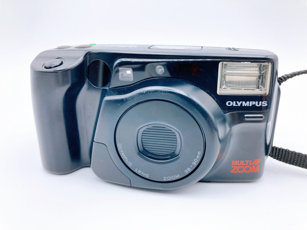 【完動品】OLYMPUS μ zoom フィルムカメラ OLYMPUS μ mju ZOOM 105 DELUXE ミュー 付属品充実 コンパクト