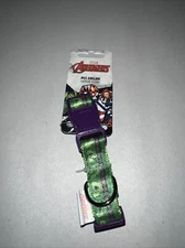 NEW Marvel Avengers Hulk - Pet Dog Collar - Medium 13-20 Inches - Fetch for Pets