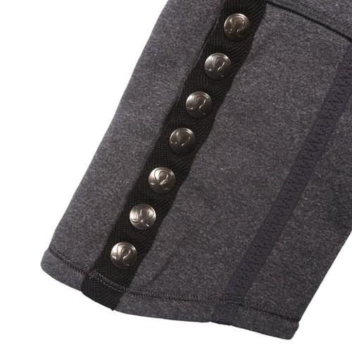 Lululemon Leggings Yoga Pants Cropped Logo Button Accent Athleisure Gray Size 4