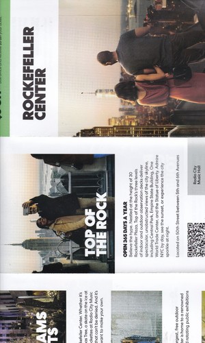 Rockefeller Center fold out 2024 4" x 9" opens to 12" x 9" $5.00 coupon? - Picture 4 of 4