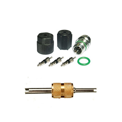 Santech Industries Automobile A/C System Caps & Valves + Removal tool MT2901