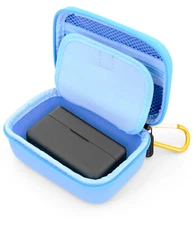 CASEMATIX Baby Blue Lavalier Mic Case – Fits DJI Mic 2 Wireless Kit