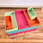 New ListingDesk Organizer Set from Poppin - 7 pieces