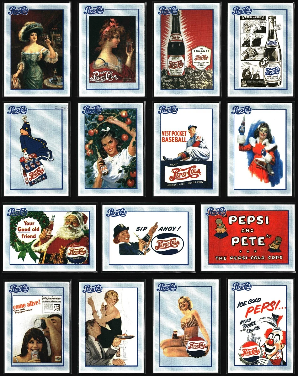 Pepsi ビンテージ広告トレーディングカード 26枚セット Pepsi Cards for sale | eBay
