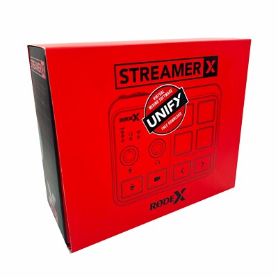 RODE X Streamer X Professionelles Audio Interface Video Capture Card Streaming