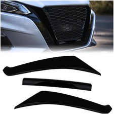 3 PCS Front Grill Frame Cover Trim Compatible with Nissan Altima S SV SR SL a...