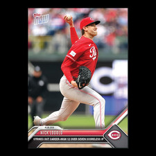 Nick Lodolo - 2023 MLB Topps Now Card 73 - Print Run: 306 Cincinnati Reds