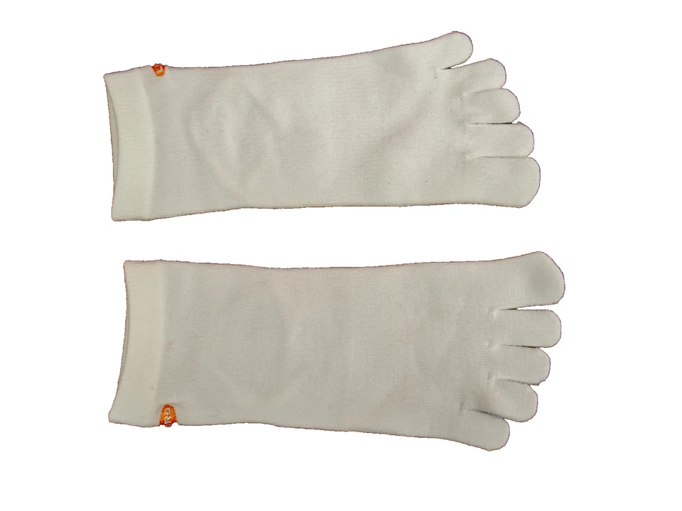 Zehensocken Socken 5 Paar LIZARD X-TOES MID Weiß Five Fingers Toe Socks S 35 38 - Bild 4 von 4