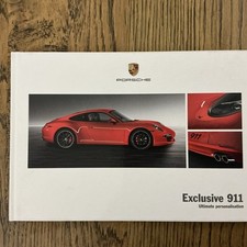 2011 PORSCHE 911 991 CARRERA S EXCLUSIVE 997 SPEEDSTER 25 YEARS BROCHURE