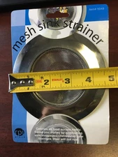 MESH SINK STRAINER Dish Washer Safe Stainless Steel Will Not Rust pack of 3