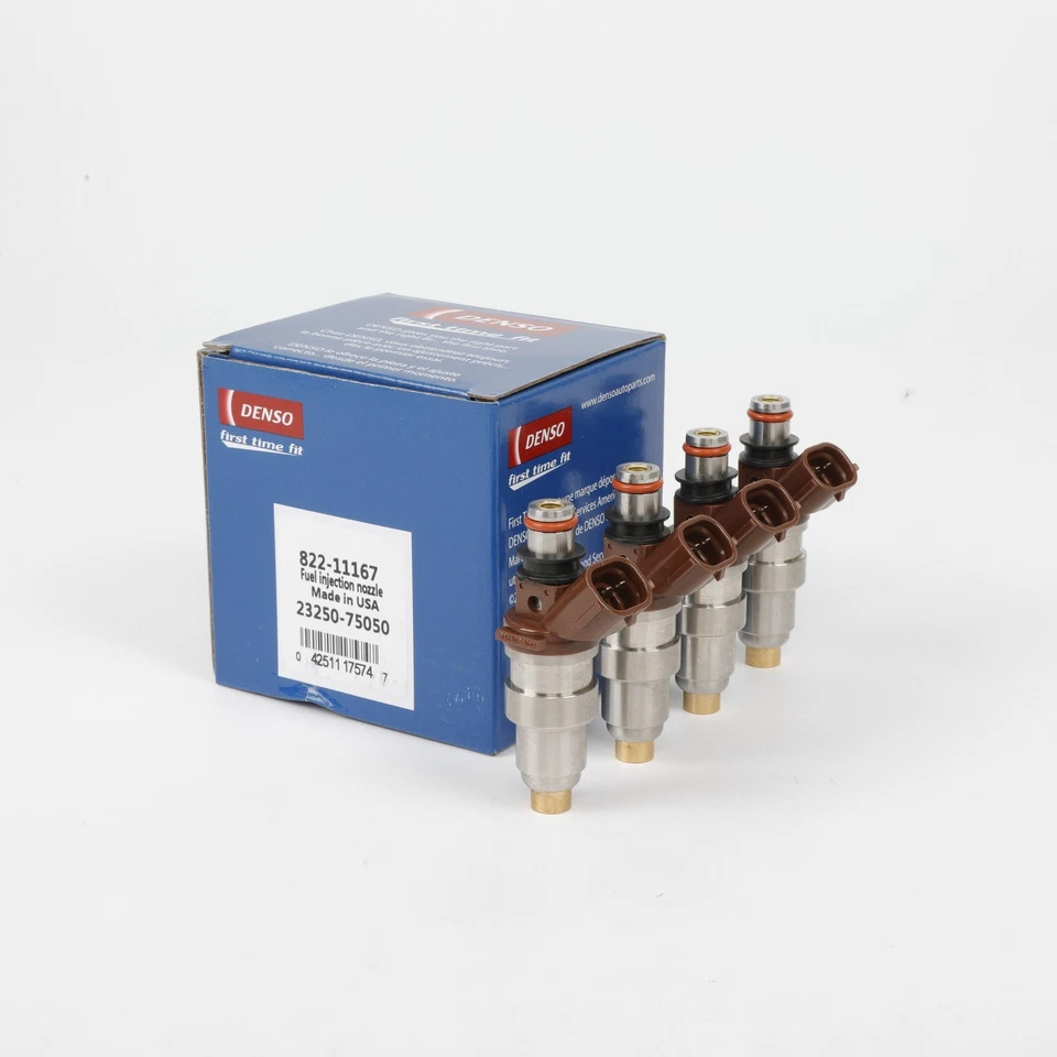 4X DENSO 23250-75050 Fuel Injector For 1995-2000 Toyota Tacoma 4Runner T100 2.7L - Изображение 4 из 4