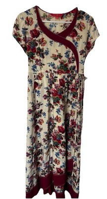 April Cornell Dress S Sweetheart Romance Floral Midi Maxi Cottagecore Prairie