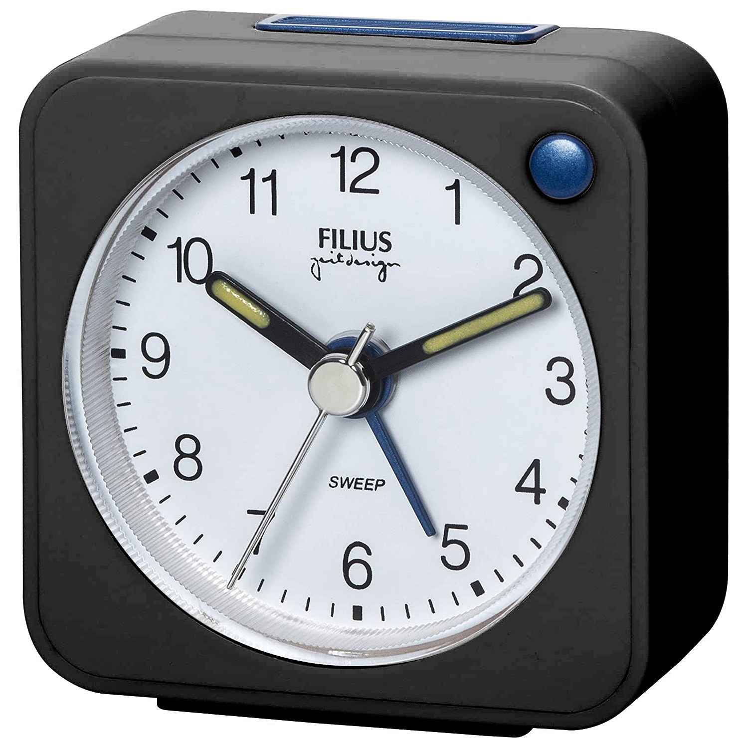 FILIUS Wecker ohne Ticken Kleinformat 55 x 55 cm Schwarz 0524-17 4290₽