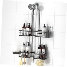 Adjustable Shower Caddy Hanging Rustproof Shower Caddy for Handheld