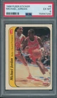 1986/87 Fleer Sticker #8 Michael Jordan PSA EX-MT 6 *7290