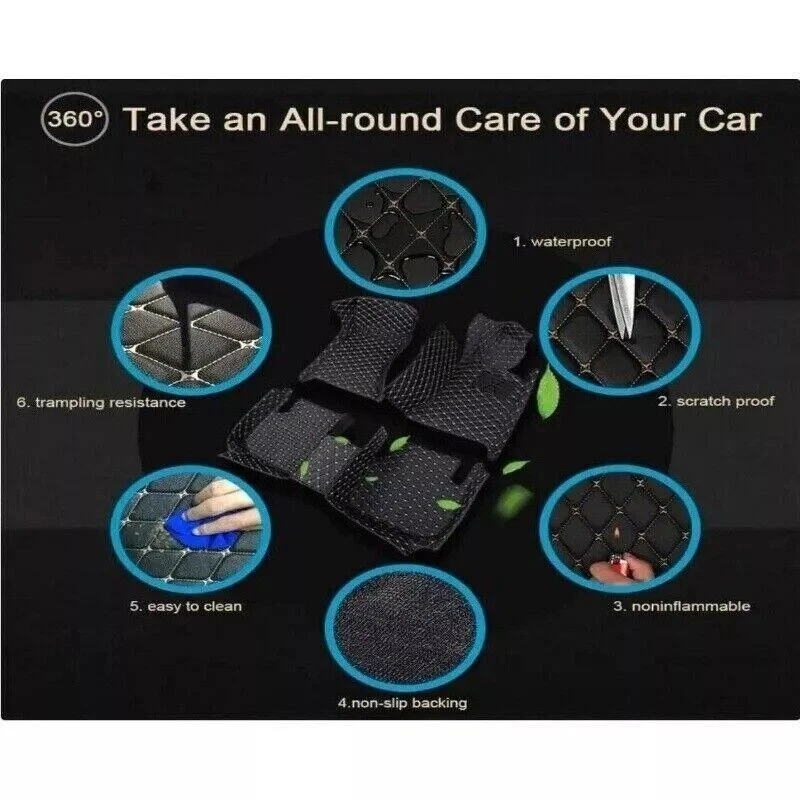 Fit For Suzuki Grand Vitara,Vitara waterproof Car Floor Mats Carpets auto Liners Foto 4 de 4